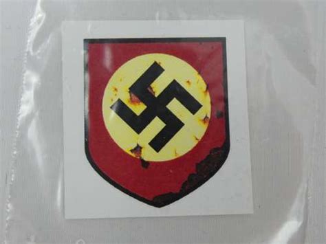 Replica Ww2 German Aged Helmet Decals