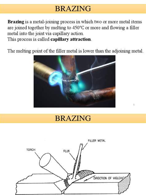 Brazing: Brazing Is A Metal-Joining Process in Which Two or More Metal ...