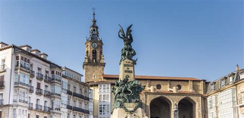 Panorama De La Place De Virgen Dans Vitoria Gasteiz Photo Stock Image