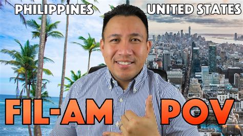 Filipino American Living In The Usa And Philippines Life Comparison