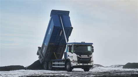 Scanias Electric Heavy Tipper In Swedish Mine Scania Group