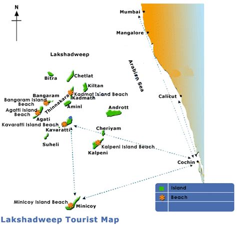 Map Of Lakshadweep