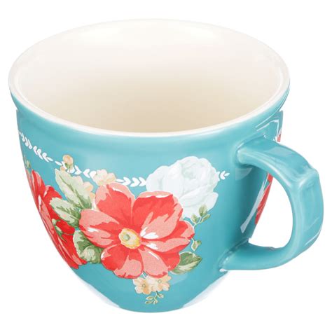 The Pioneer Woman Vintage Floral 4 Piece Mug Set 16 Fl Oz