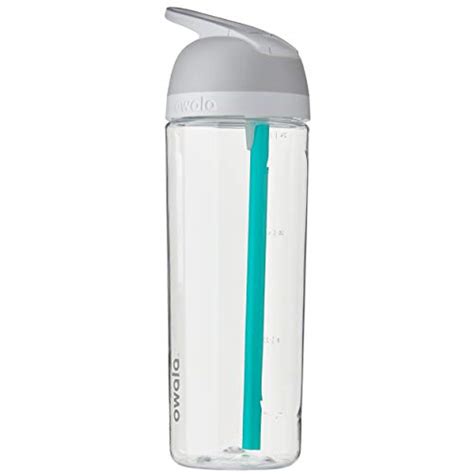 Owala Flip Clear Tritan Plastic Water Bottle With Straw BPA Free