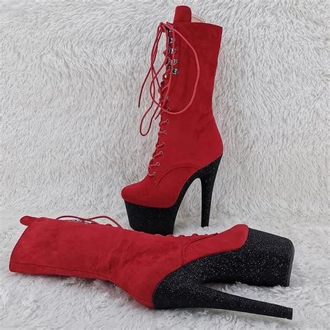 Laijianjinxia New 17cm 7inches Suede Upper Pole Dance Shoes High Heel