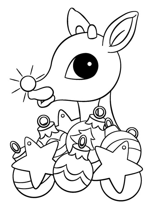 83 Free Printable Rudolph Coloring Pages