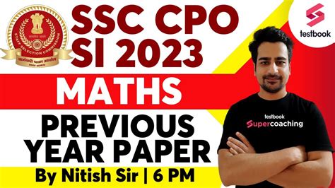 Ssc Cpo Previous Year Question Paper Maths Ssc Cpo Maths Solved