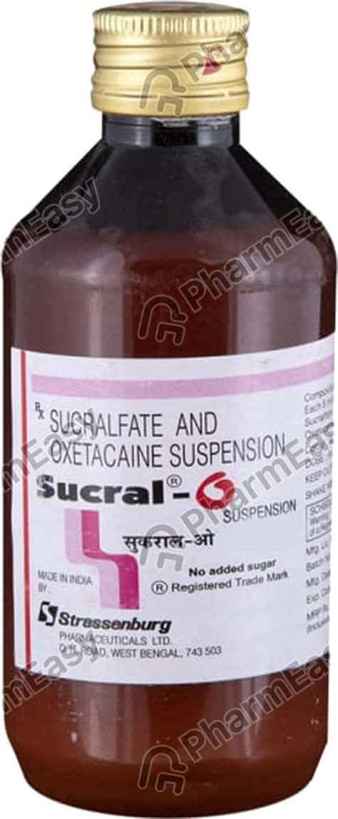 Sucral O Suspension 200ml Uses Side Effects Price Dosage PharmEasy