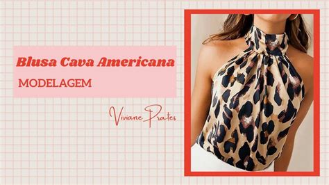 MODELAGEM BLUSA CAVA AMERICANA DECOTE FRANZIDO VIVIANE PRATES