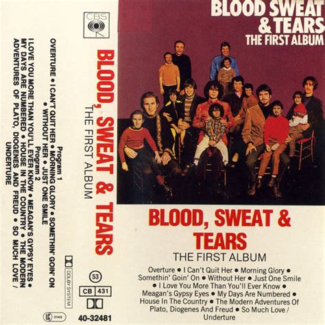 Blood, Sweat & Tears* - The First Album (1984, Cassette) | Discogs