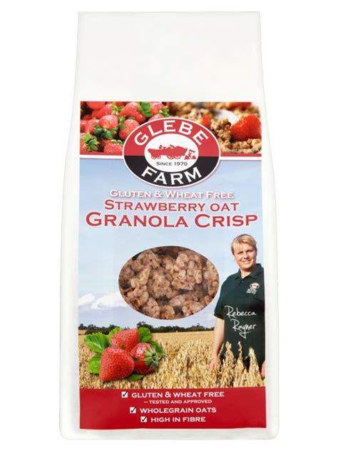 Strawberry Oat Granola Gluten Free G Glebe Farm Healthy Supplies