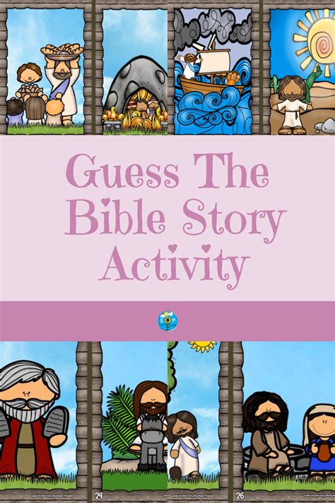 Guess The Bible Story Activity In 2024 Bible Stories Story