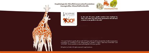 Sophie La Girafe UK ROI GCF Giraffe Conservation Foundation