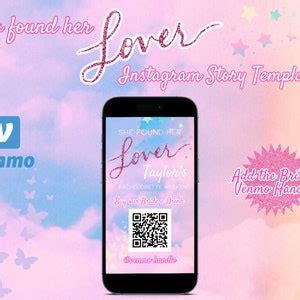 Lover Bachelorette Party Venmo QR Code Buy The Bride A Drink Venmo QR