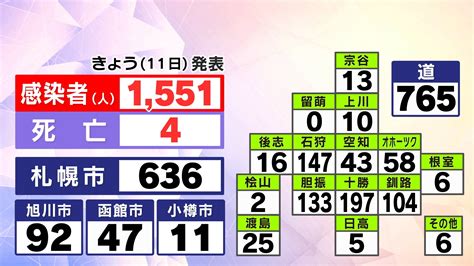 道内の最新感染者数【4月11日月】｜hbc 新型コロナウイルス北海道情報