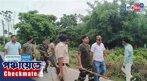 Wb Panchayat Election 2023 Tmc And Isf Clashes Each Other In Bhangar