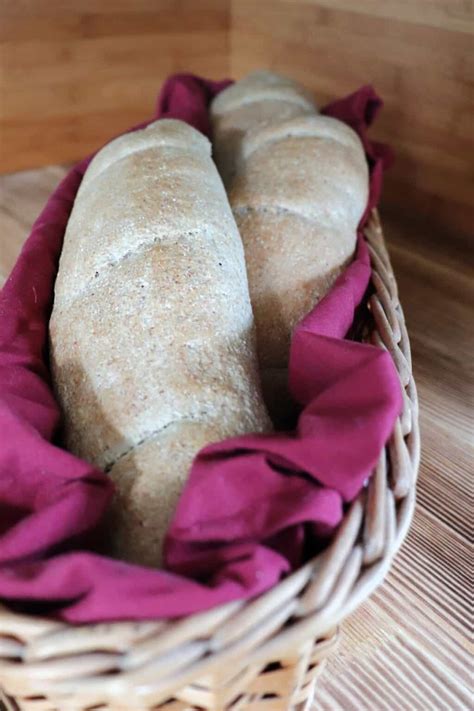 Easy Homemade Whole Wheat Baguette Recipe - Kneady Girl