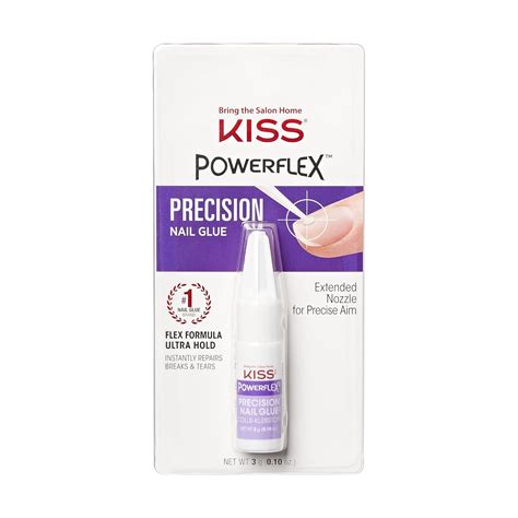 Amazon.com: KISS PowerFlex Precision Nail Glue - Fast Drying Adhesive
