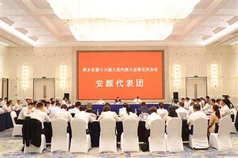 安源区人民政府 政务动态 参加市第十六届人民代表大会第五次会议的安源代表团举行活动