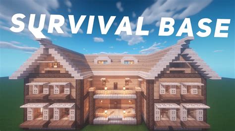 How To Build A 2 Player Survival Base In Minecraft Part 1 Youtube