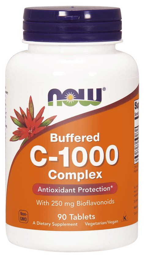 Witamina C 1000 Complex Buforowana 180 Tabletek NOW