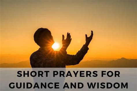 21 Powerful Short Prayers for Guidance and Wisdom - Strength in Prayer