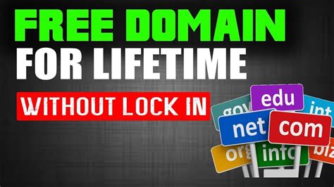 How To Get Free Domain For Lifetime For Your Website In Youtube