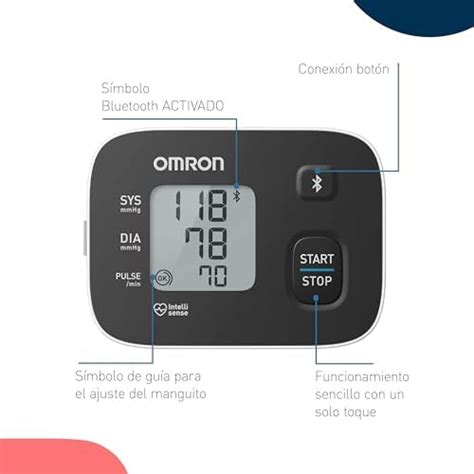 OMRON Tensiómetro RS3 Intelli IT de muñeca con Bluetooth a precio muy