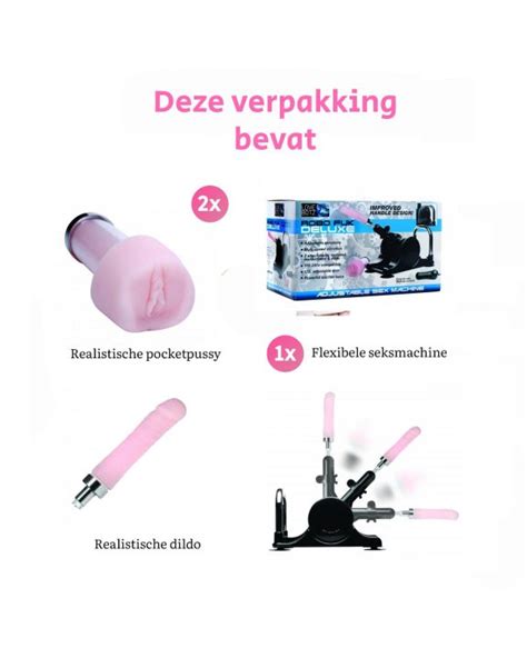 Deluxe Seks Machine Met Dildo En Masturbator Eroticon