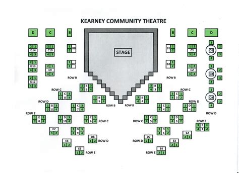 UPDATED SEATING CHART 2022 - Kearney Community Theatre