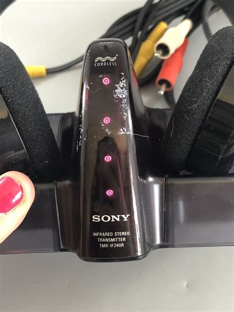 Sony Tmr If R Cordless Stereo Headphone System Mdr If R W Base