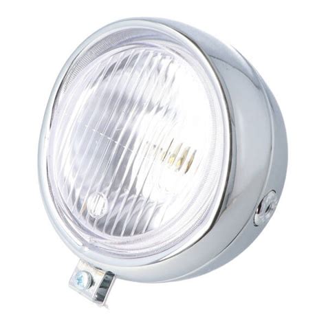 Koplamp Rond Retro Made In Eu Universeel Mm Chroom M Trading