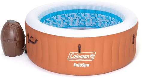 Coleman SaluSpa Miami Air Jet Person Inflatable Hot Tub Spa With Pump Botsent