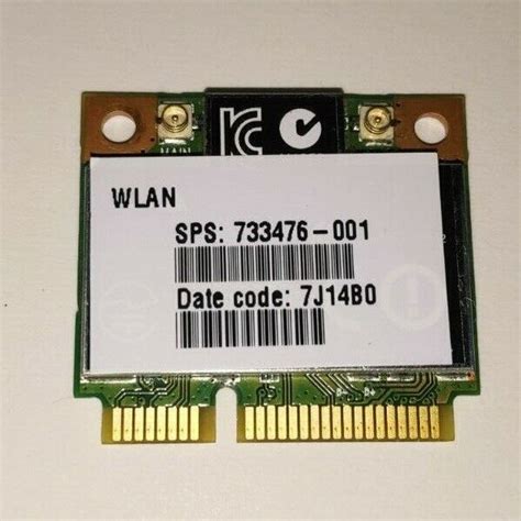 Hp G Atheros Qcwb Wifi Bluetooth Bt Mini Pci E