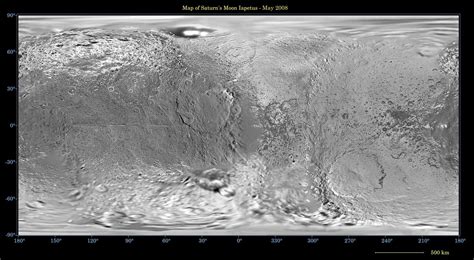 Map of Iapetus - May 2008 | NASA Solar System Exploration