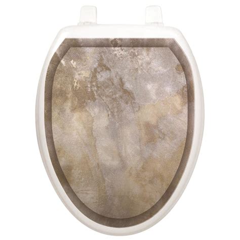 Toilet Tattoos Silver Stone Oval