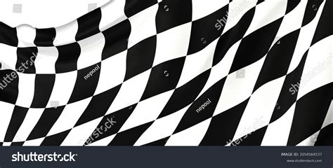 Checkered Flag End Race Background Stock Illustration 2054564537