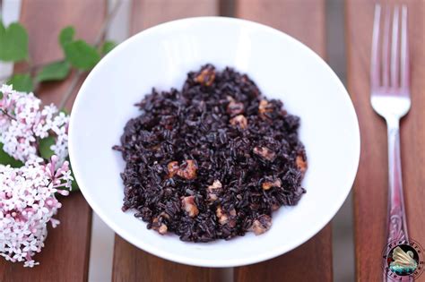 Riz Noir Complet Aux Noix A Prendre Sans Faim