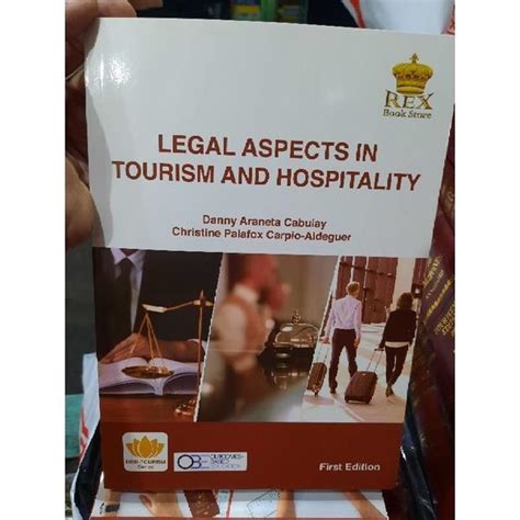 Book Legal Aspects In Tourism And Hospitality 2020 Edition Authentic Lazada Ph