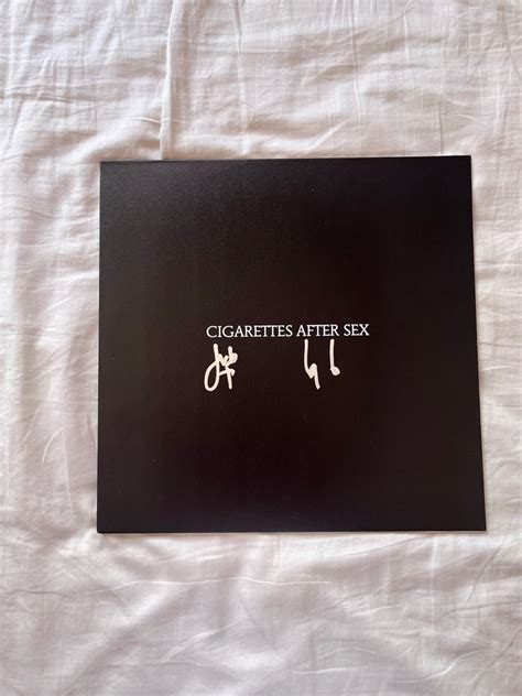 SIGNED Cigarettes After Sex Vinyl Hobbies Toys Music Media