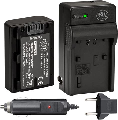 Amazon Big Mike S Bm Premium Np Fh Battery And Charger For Sony