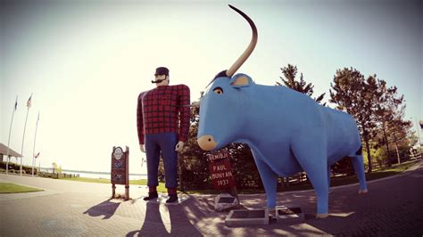 Paul Bunyan And Babe The Blue Ox Explore Upnorth