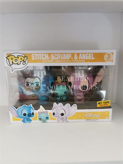 Pop Disney Lilo And Stitch Stitch Scrump Angel 3 Pack Pop