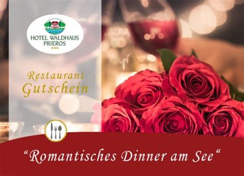 Gutschein Romantisches Dinner 2021 Hotel Waldhaus Prieros