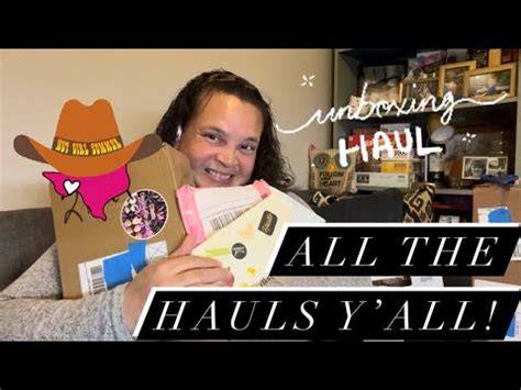 Its A Texas Size Haul Yall Prize Haul Mail Haul Shopping Haul