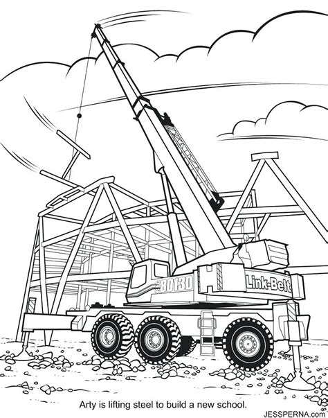 Construction Truck Coloring Pages at GetColorings.com | Free printable ...