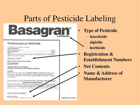 Ppt Pesticide Labeling Powerpoint Presentation Free Download Id733753