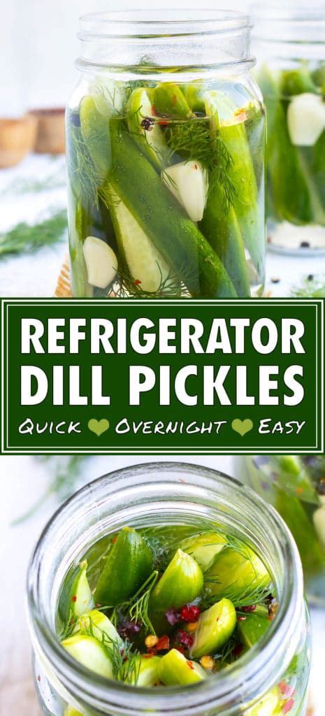 Refrigerator Dill Pickles Artofit