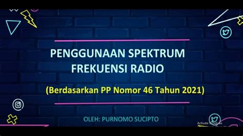 ATURAN PENGGUNAAN FREKUENSI RADIO TERBARU YouTube