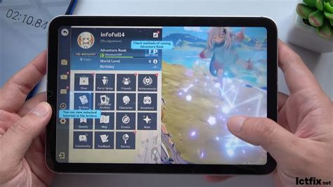 Ipad Mini Genshin Impact Gaming Test Max Setting Highest Settings